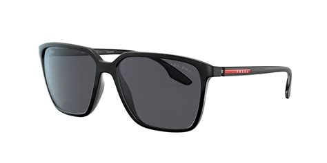 Prada Linea Rossa PS 06VS 58 Dark Grey & Black Demishiny 